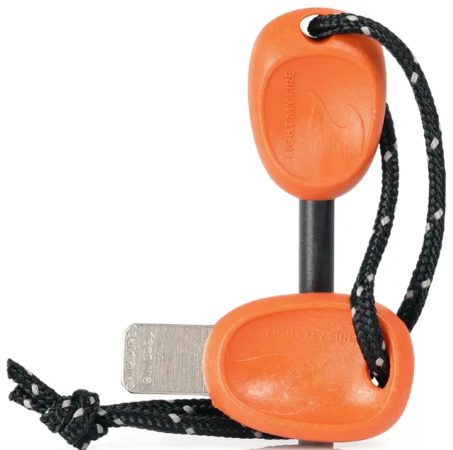 Light My Fire Firesteel Scout Effektivt tennstål i Rustyorange 