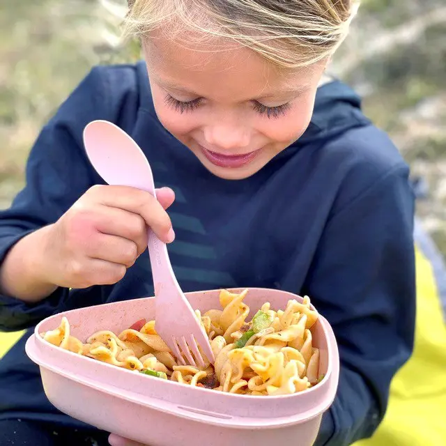 Light My Fire Spork dustypink Skje, kniv og gaffel på en gang 