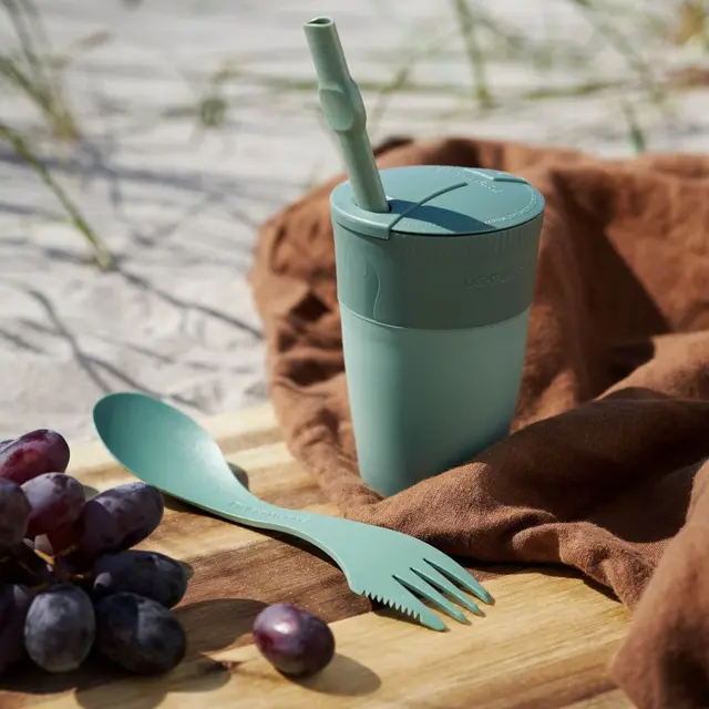 Light My Fire Spork dustypink Skje, kniv og gaffel på en gang 