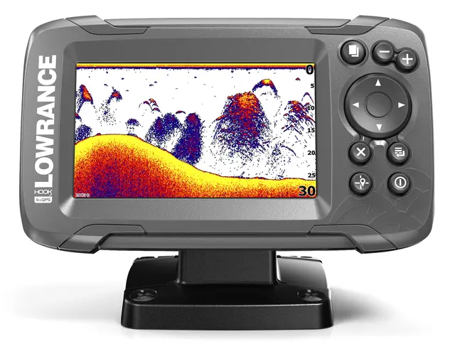 Lowrance Hook2 4X ekkolodd 4" skjerm, Bullet svinger, uten GPS 