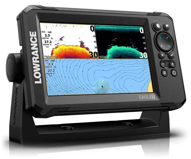 Lowrance Eagle 7" 50/200 HDI Ekkolodd og kartplotter med svinger 