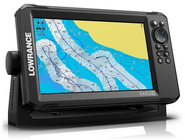 Lowrance Eagle 9" 50/200 HDI Ekkolodd og kartplotter med svinger 