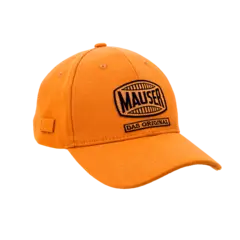 Mauser Canvas Cap Blaze Orange Slitesterk caps med Mauser logo