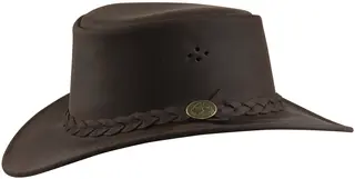 MJM Aussie Bush Squashable Vannavst&#248;tende, Leather Brown