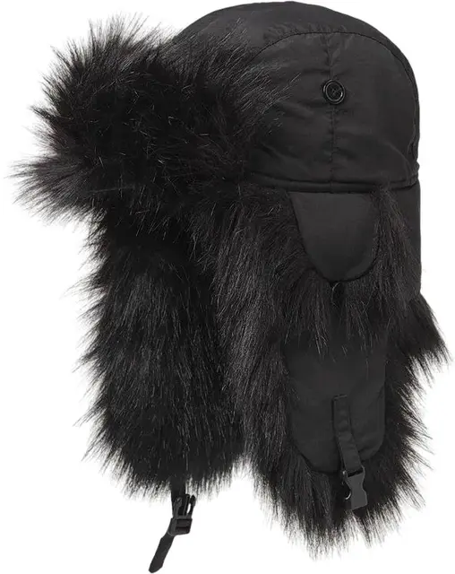 MJM TH1108 Ørelapplue S Black/Black For de ekstra kalde dagene 