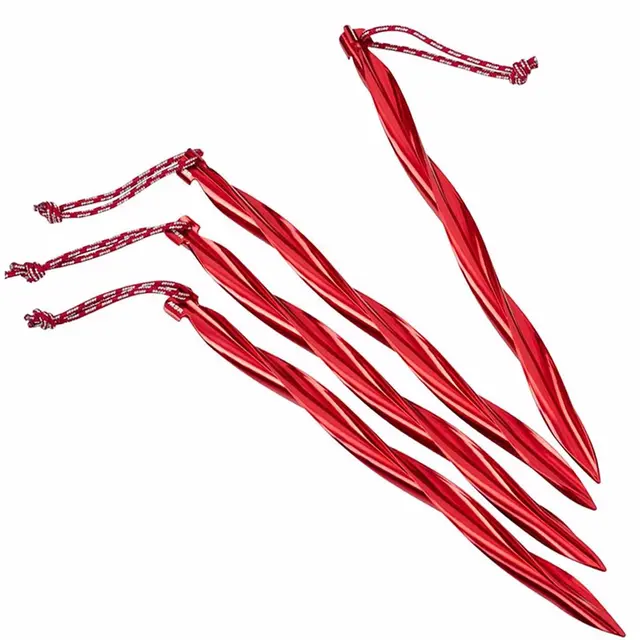 MSR Cyclone Stake Kit 24cm 4 solide teltplugger med lav vekt 