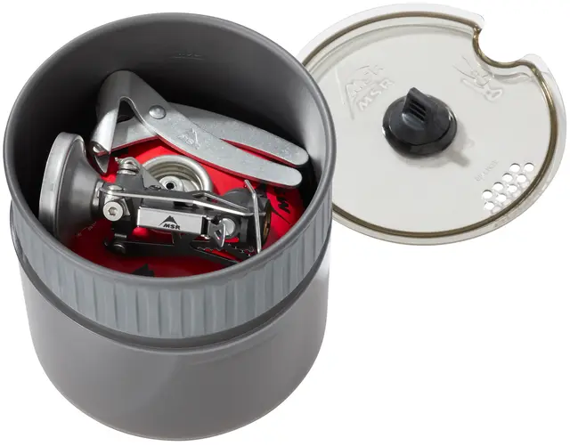 MSR PocketRocket Deluxe Stove Kit Premium turkjøkken med kjelesett 