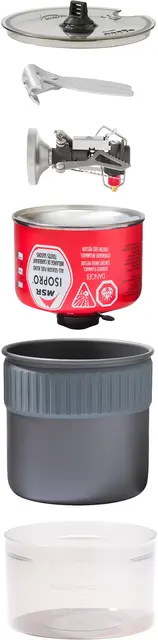 MSR PocketRocket Deluxe Stove Kit Premium turkjøkken med kjelesett 