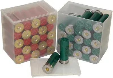 MTM Patronboks Hagle 4-pack 4x25 skudds gjennomsiktlig patronboks 