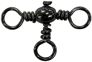 Mustad Three Way Cross Swivel Kraftig treveisswivel
