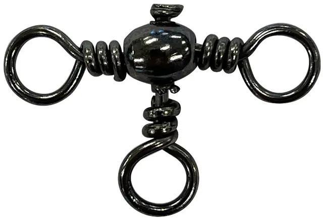 Mustad Three Way Cross Swivel 1 Kraftig treveisswivel 