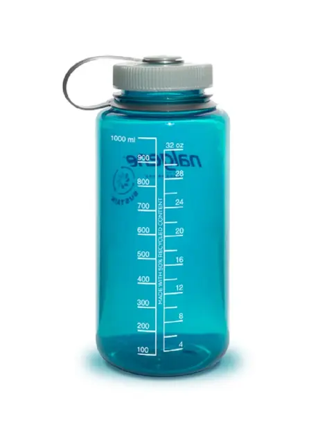 Nalgene 1L Wide Mouth Sustain TroutGreen 1 liter drikkeflaske med vid åpning 
