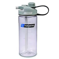Nalgene Multidrink Sustain Clear 0,6 L Allsidig drikkeflaske med to drikkem&#229;ter