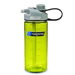Nalgene Multidrink Sustain Green 0,6 L Allsidig drikkeflaske med to drikkem&#229;ter