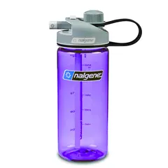 Nalgene Multidrink Sustain Purple 0,6 L Allsidig drikkeflaske med to drikkem&#229;ter