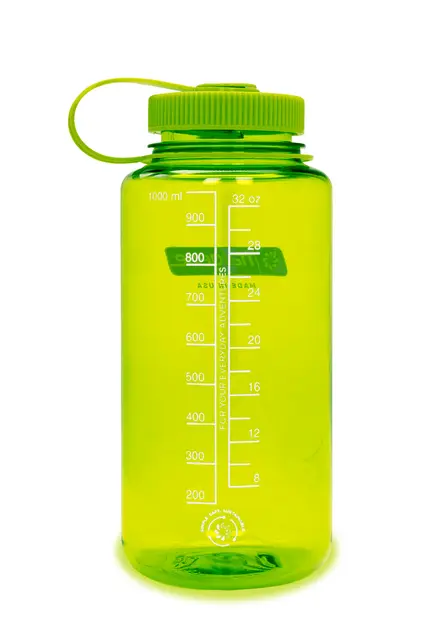 Nalgene 1L Wide Mouth Sustain Spring Gr 1 liter drikkeflaske med vid åpning 