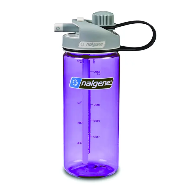 Nalgene Multidrink Sustain Purple 0,6 L Allsidig drikkeflaske med to drikkemåter 