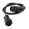 9 Pin Black XDCR til 7 Pin Blå Adapter Adapter fra Airmar til Lowrance plugg