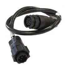 9 Pin Black XDCR til 7 Pin Bl&#229; Adapter Adapter fra Airmar til Lowrance plugg