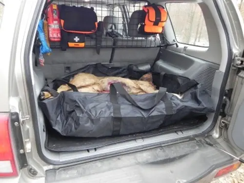 NeverLost Game Bag Viltpose for transport av dyr i bil 