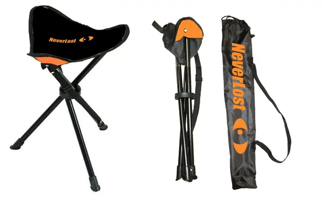 Neverlost Tripod Stol Sammenleggbar tripodstol med logo 