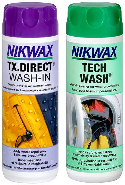 Nikwax impregnering 2-pack Tech Wash + TX Direct 