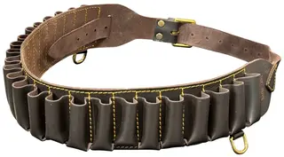 Nitedals Patronbelte L&#230;r kal. 12 Nitedals Patronbelte i kvalitetsl&#230;r