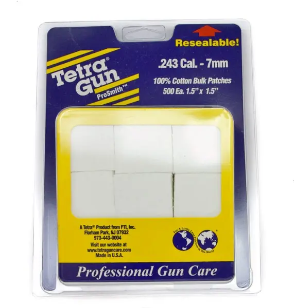 TetraGun Pusselapper Kal. 243-7mm Stor TetraGun Pusselapper 500stk storpakke 
