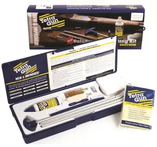 TetraGun Pussesett Kal. 12 Hagle Stang, Lapper, B&#248;rste, &#216;ye, Olje og Fett