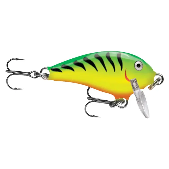 Rapala Mini Fat Rap 3cm FT Saktesykende wobbler med tight bevegelse 