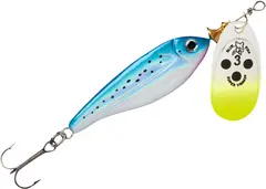 Blue Fox Vibrax Minnow Super 9g SB Kj&#248;p 8 spinnere f&#229; en gratis slukboks
