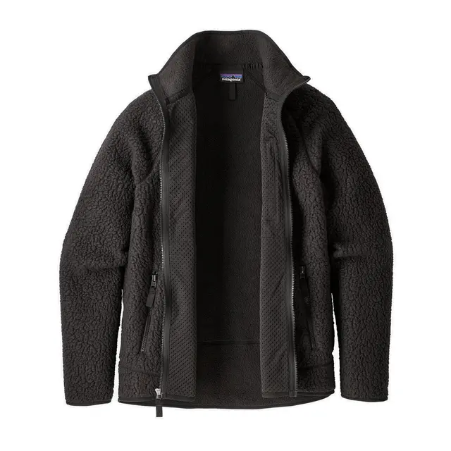 Patagonia M Retro Pile Jkt  XS Black fleecejakke til herre 