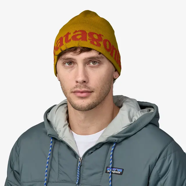 Patagonia Beanie Hat Cosmic Gold One Size 