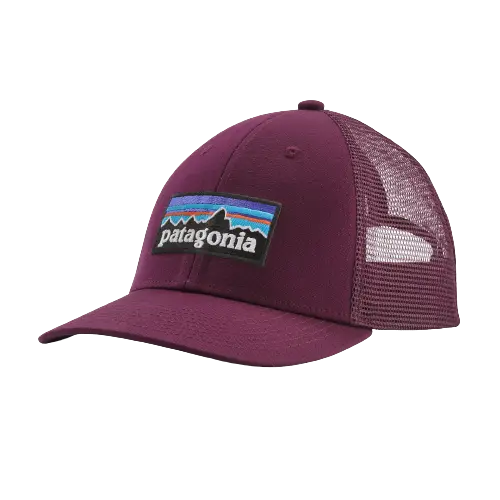 Patagonia P-6 Logo LoPro Trucker Hat Night Plum 