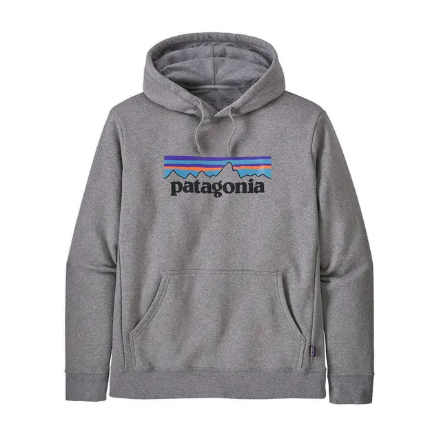 Patagonia P-6 Logo Uprisal Hoody XS Gravel Heather 