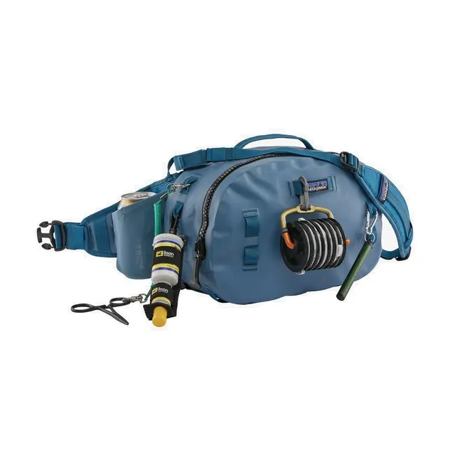 Patagonia Guidewater Hip Pack 9L Blue Liten og lett vanntatt bag 