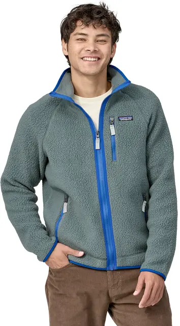 Patagonia M Retro Pile S Nouveau Green Fleecejakke, herre 