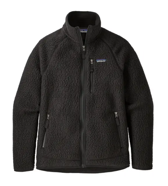 Patagonia M Retro Pile Jkt  XS Black fleecejakke til herre 