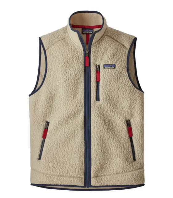Patagonia M Retro Pile Vest S El Cap Khaki fleecevest til herre 
