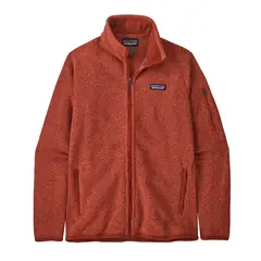Patagonia W Better Sweater Jkt Red XS Pimento Red fleecejakke til dame