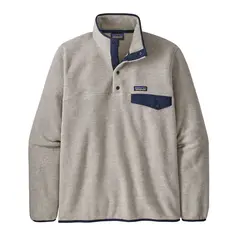 Patagonia M LW Synchilla Snap-T S Oatmeal Heather fleecegenser til herre