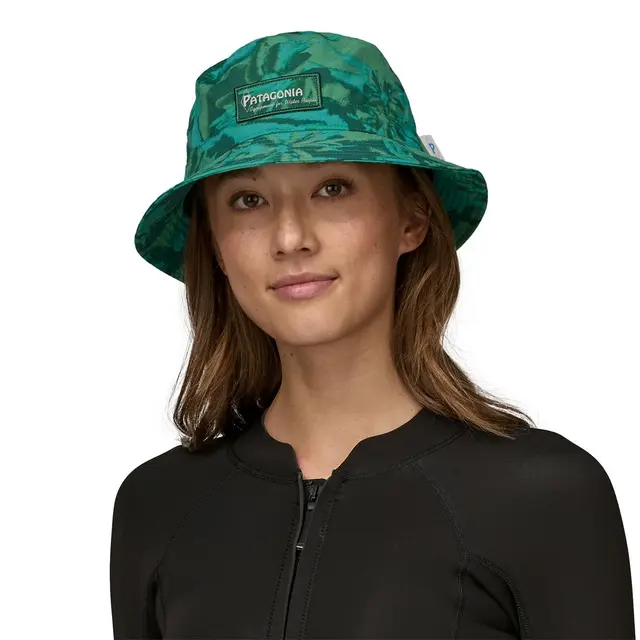 Patagonia Wavefarer Bucket Hat S Conifer Green 