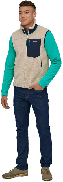 Patagonia Classic Retro-X Vest S Fleecevest, herre, Natural 