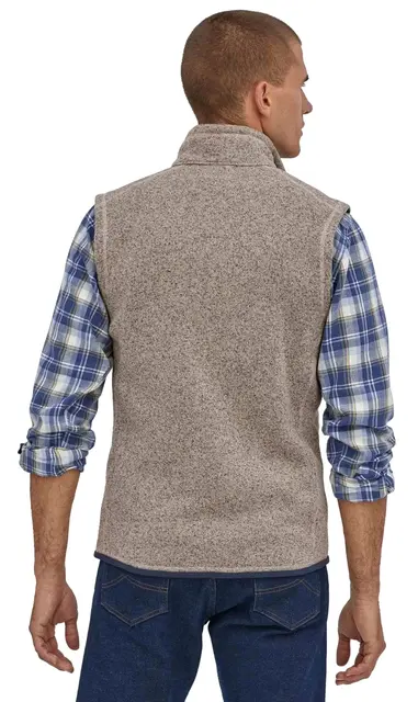Patagonia M Better Sweater Vest S Oar Tan fleecevest til herre 