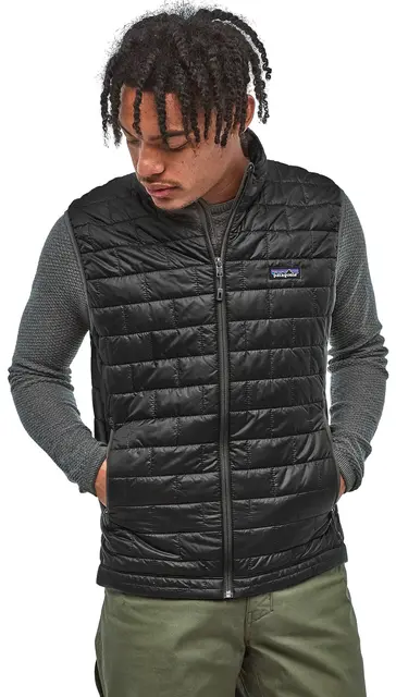 Patagonia Nano Puff Vest Black XXL Lett og varm vest til all slags bruk 