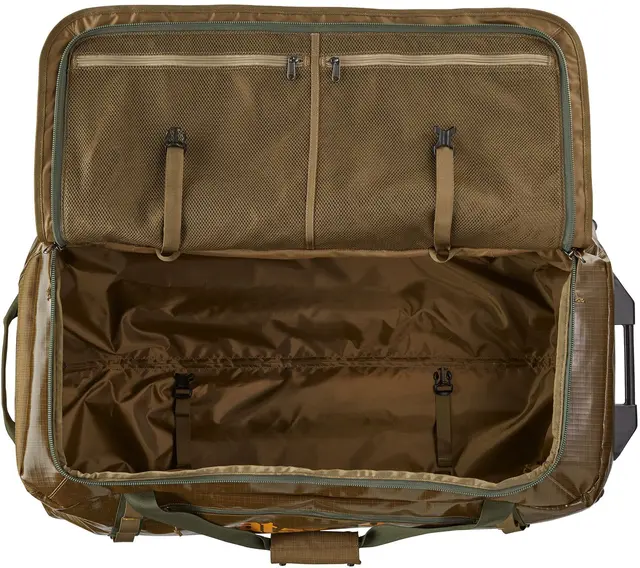 Patagonia Black Hole Wheeled Duffel Bag 100 L - Black w/Fitz Trout 