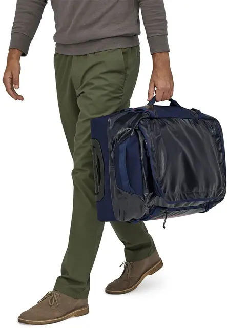 Patagonia Black Hole Wheeled Duffel Bag 100 L - Black w/Fitz Trout 