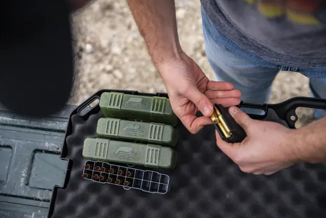 Plano Rifle Ammo Case Small 122820 223 Robust oppbevaringsboks for ammunisjon 