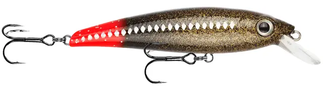 Prey Salmon Target UV Red Tail 8,5cm Wobbler som flyter og kaster langt 
