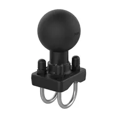 RAM Double U-Bolt Ball Base D Size Kulebase for montering p&#229; r&#248;r str D